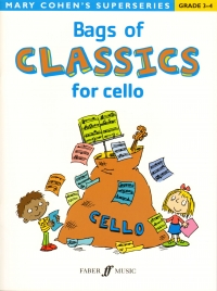 Bags Of Classics Cello Cohen Grades 3-4 Sheet Music Songbook