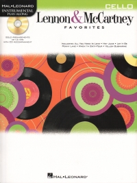 Lennon & Mccartney Favourites Playalong Cello Sheet Music Songbook