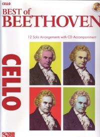 Best Of Beethoven Cello + Cd Sheet Music Songbook