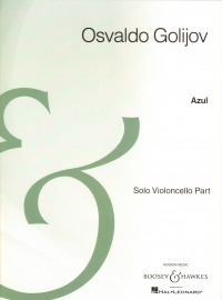 Golijov Azul Solo Cello Part Sheet Music Songbook
