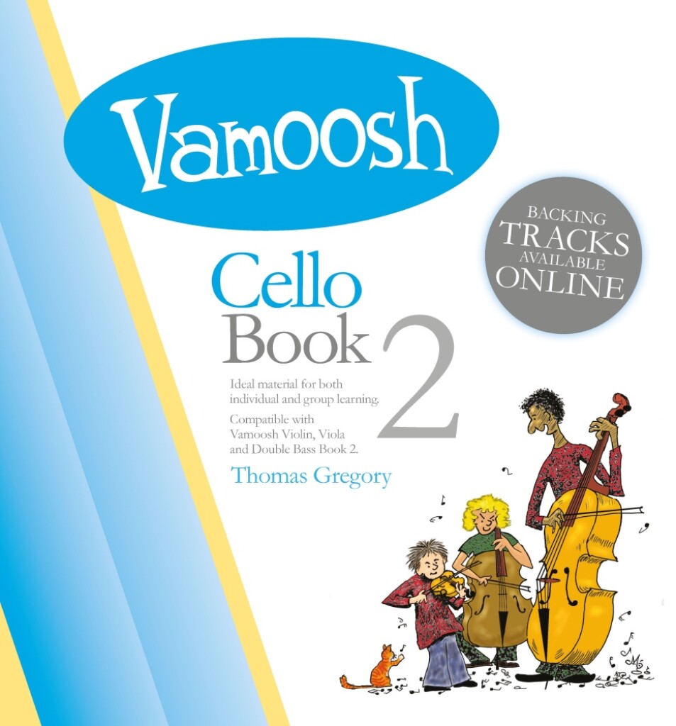 Vamoosh Cello Book 2 Gregory + Online Sheet Music Songbook