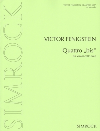 Fenigstein Quattro Bis Cello Sheet Music Songbook