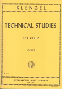 Klengel Technical Studies Volume Ii Cello Sheet Music Songbook