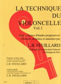 Feuillard La Technique Du Violoncelle Vol 1 Sheet Music Songbook
