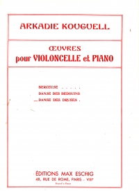 Kouguell Danse Des Druses Op. 56 Cello & Piano Sheet Music Songbook