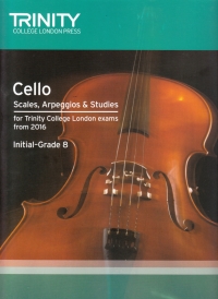 Trinity Cello Scales Arpeggios Studies 2016 Sheet Music Songbook