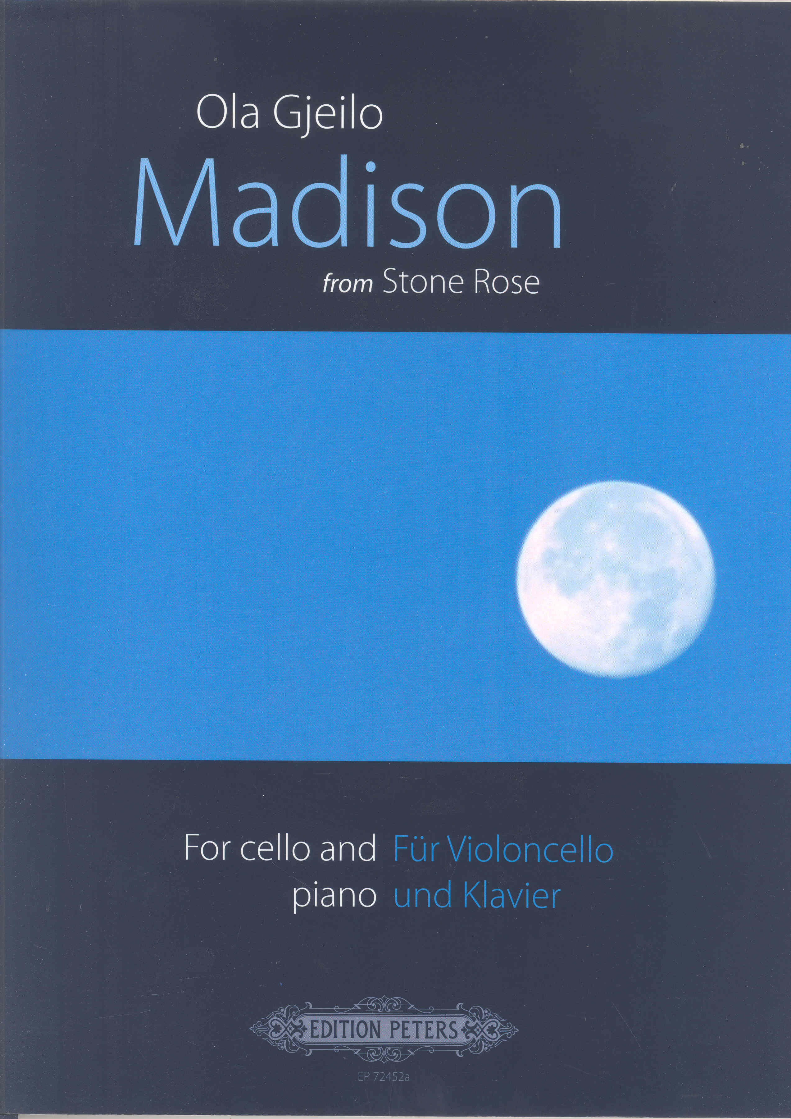 Gjeilo Madison Cello & Piano Sheet Music Songbook