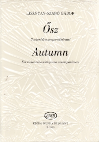 Lisznyay-szabo Osz (autumn) Cello & Piano Sheet Music Songbook