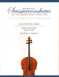 Cello Recital Album Vol 2 Sassmannshaus Sheet Music Songbook
