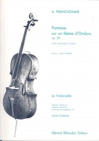 Franchomme Fantaisie Sur Un Theme Donslow Vcl/pf Sheet Music Songbook