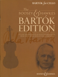 Bartok For Cello + Cd Bartok Edition Sheet Music Songbook