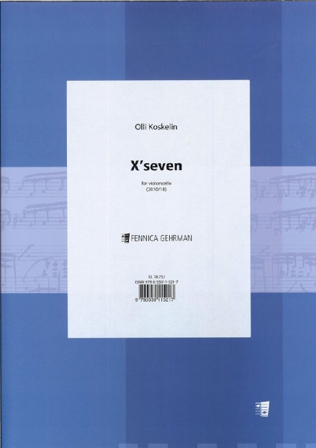 Koskelin Xseven Cello Sheet Music Songbook