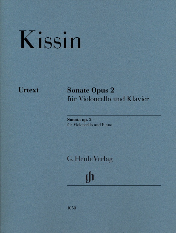 Kissin Sonata Op2 For Cello & Piano Sheet Music Songbook
