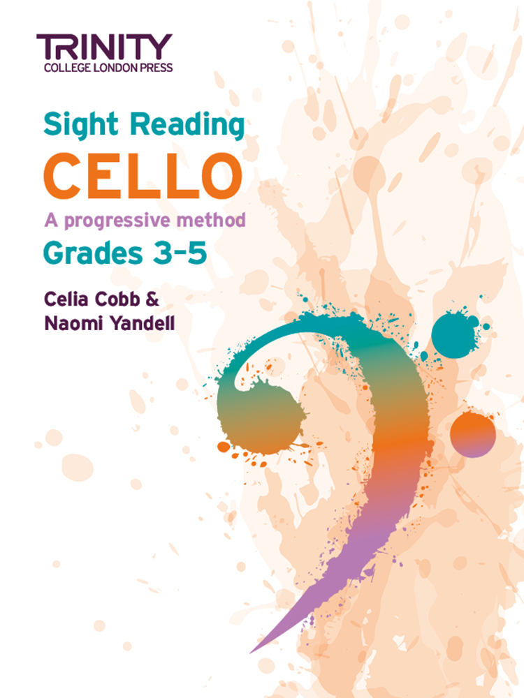 Trinity Cello Sight Reading Grades 3 - 5 Sheet Music Songbook