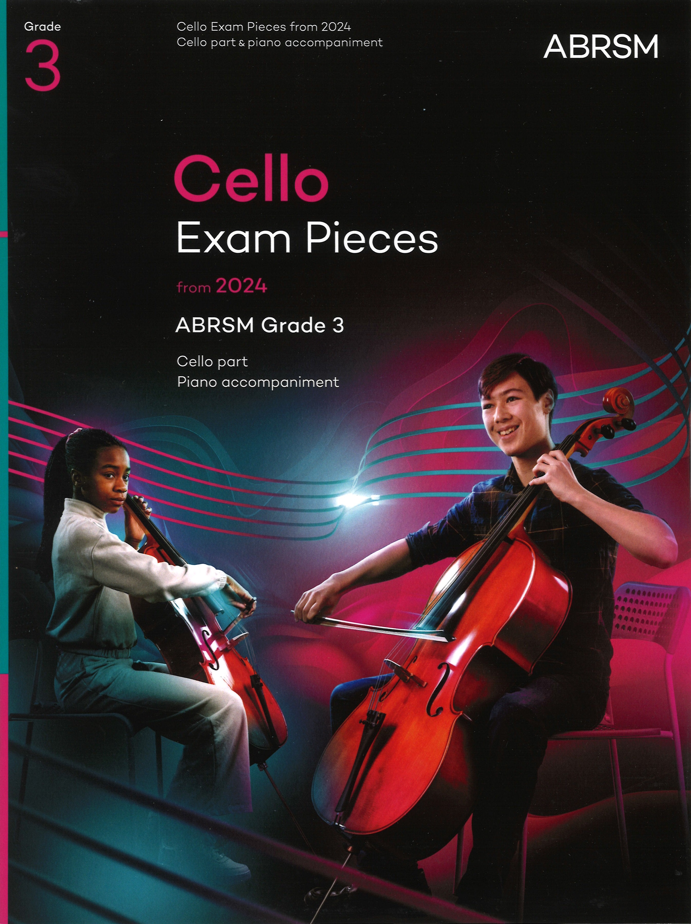 Cello Exam From 2024 Grade 3 Score & Part Abrsm Sheet Music Songbook