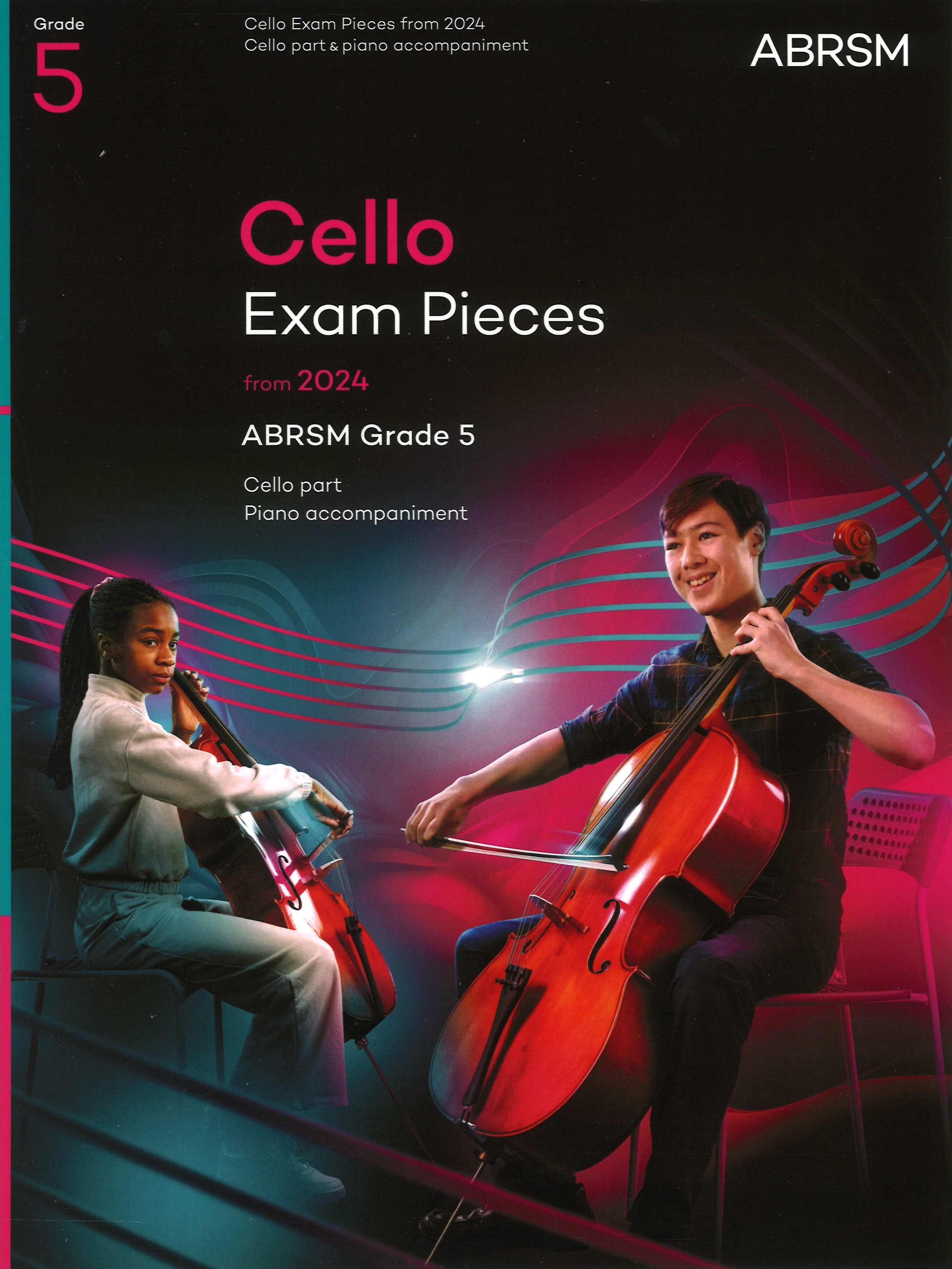 Cello Exam From 2024 Grade 5 Score & Part Abrsm Sheet Music Songbook