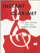 Instant Clarinet Sheet Music Songbook