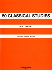 50 Classical Studies Clarinet Weston Sheet Music Songbook