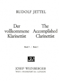Jettel Accomplished Clarinettist Book 1 Sheet Music Songbook