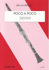 Poco A Poco 113 Short Technical Studies Clarinet Sheet Music Songbook