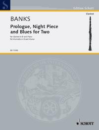 Banks Prologue Night Piece/blues For Two Clarinet Sheet Music Songbook