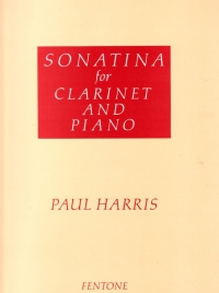 Harris Sonatina For Clarinet & Piano Sheet Music Songbook