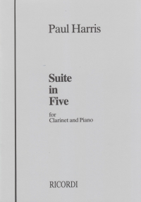 Harris Suite In Five Clarinet Sheet Music Songbook