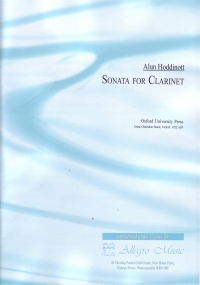 Hoddinott Sonata Clarinet Sheet Music Songbook