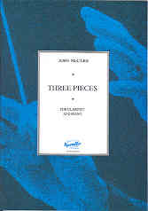 Mccabe Three Pieces Op26 Clarinet Sheet Music Songbook