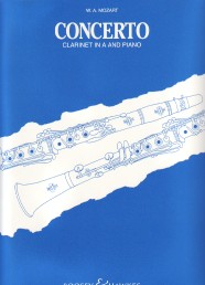 Mozart Concerto K622 A Clarinet In A Sheet Music Songbook