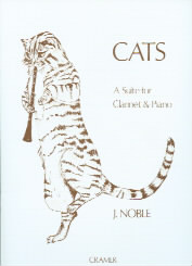 Noble Cats Suite Clarinet & Piano Sheet Music Songbook
