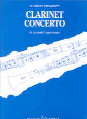 Rimsky-korsakov Clarinet Concerto Clarinet & Piano Sheet Music Songbook