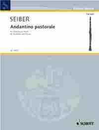 Seiber Andantino Pastorale Clarinet Sheet Music Songbook