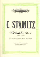 Stamitz Concerto No 3 Bb Clarinet Sheet Music Songbook