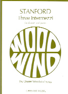 Stanford Intermezzi (3) Op13 Bradbury Clarinet/pf Sheet Music Songbook