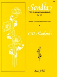 Stanford Sonata Op129 Clarinet Sheet Music Songbook