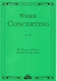 Weber Concerto Op74 No 2 Eb Weston Clarinet Sheet Music Songbook