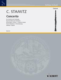 Stamitz Concerto Bb Carl Clarinet Sheet Music Songbook