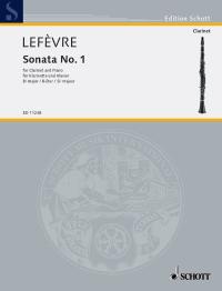 Lefevre Sonata No 1 Clarinet Sheet Music Songbook