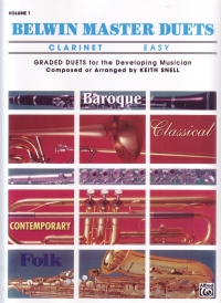 Belwin Master Duets Clarinet Easy Vol 1 Snell Sheet Music Songbook