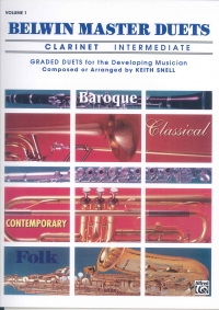 Belwin Master Duets Clarinet Intermediate Vol 1 Sheet Music Songbook