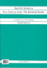 Smetana 2 Dances (bartered Bride) 4 Bb Clarinets Sheet Music Songbook