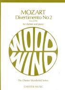 Mozart Divertimento No 2 K439b Clarinet Sheet Music Songbook