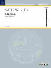 Sutermeister Capriccio (1946) Solo Clarinet In A Sheet Music Songbook