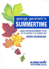 Summertime Gershwin Fairhead Clarinet Sheet Music Songbook