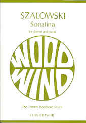 Szalowski Sonatina Clarinet Sheet Music Songbook