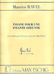 Ravel Pavane Pour Une Infante Defunte Clarinet Sheet Music Songbook