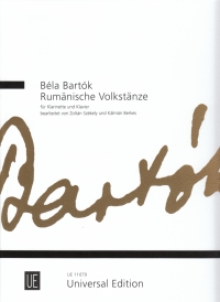 Bartok Romanian Folk Dances Clarinet Szekely Sheet Music Songbook