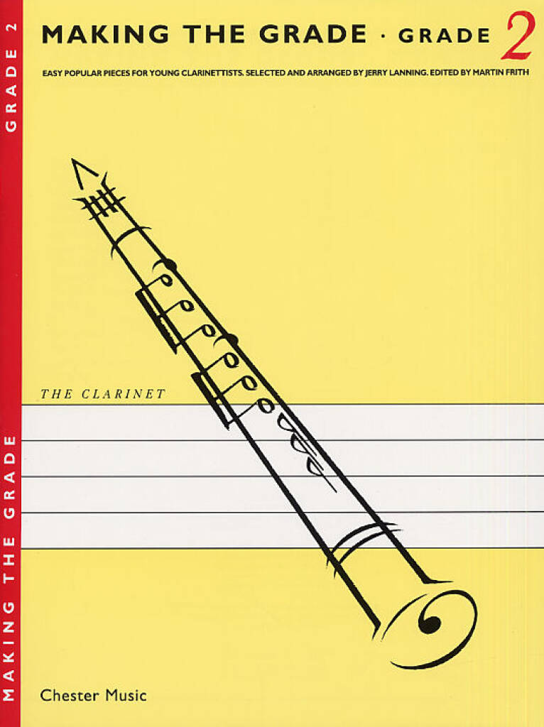 Making The Grade Clarinet Grade 2 Sheet Music Songbook