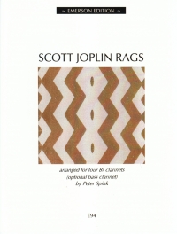 Joplin Rags For 4 Clarinets Spink Sheet Music Songbook